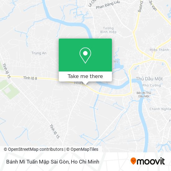Bánh Mì Tuấn Mập Sài Gòn map
