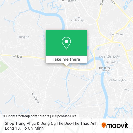 Shop Trang Phục & Dụng Cụ Thể Dục-Thể Thao Anh Long 18 map