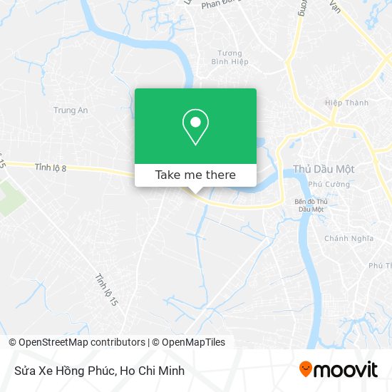 Sửa Xe Hồng Phúc map