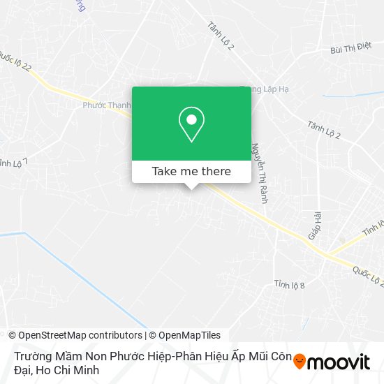 Trường Mầm Non Phước Hiệp-Phân Hiệu Ấp Mũi Côn Đại map