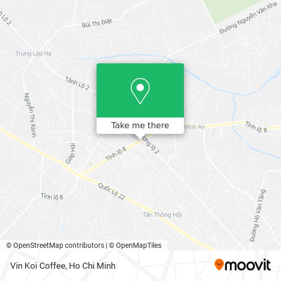 Vin Koi Coffee map