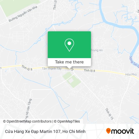 Cửa Hàng Xe Đạp Martin 107 map