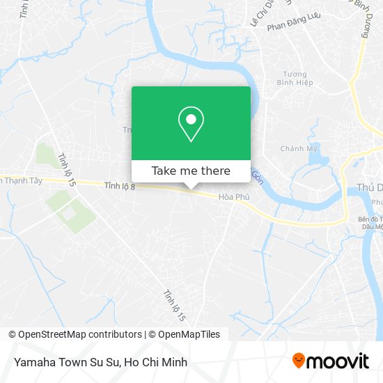 Yamaha Town Su Su map