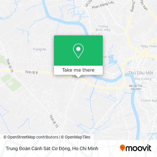 Trung Đoàn Cảnh Sát Cơ Động map