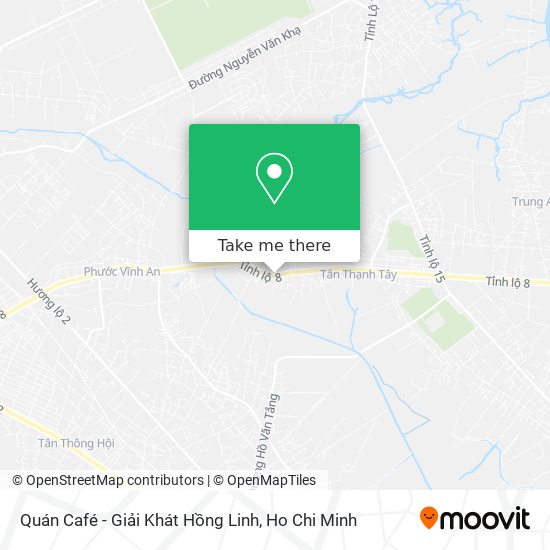 Quán Café - Giải Khát Hồng Linh map