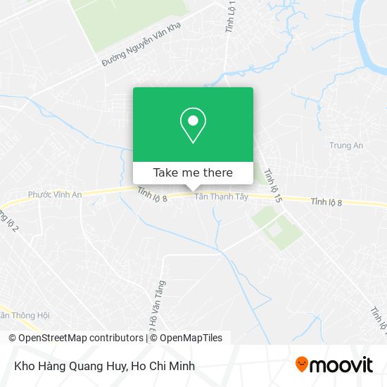 Kho Hàng Quang Huy map