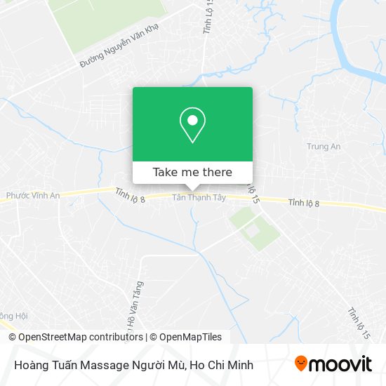 Hoàng Tuấn Massage Người Mù map