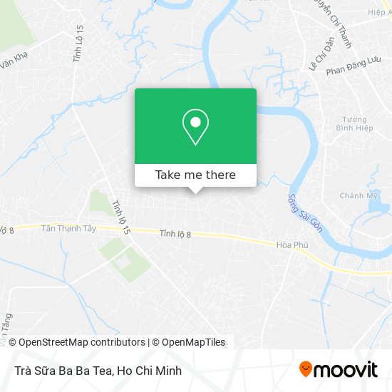 Trà Sữa Ba Ba Tea map