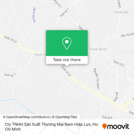 Cty TNHH Sản Xuất Thương Mại Nam Hiệp Lực map