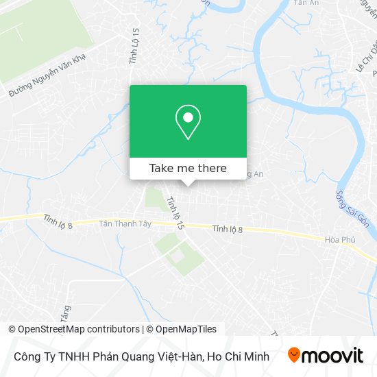 Công Ty TNHH Phản Quang Việt-Hàn map