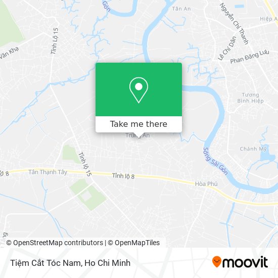 Tiệm Cắt Tóc Nam map