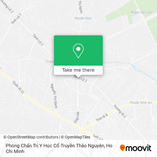 Phòng Chẩn Trị Y Học Cổ Truyền Thảo Nguyên map