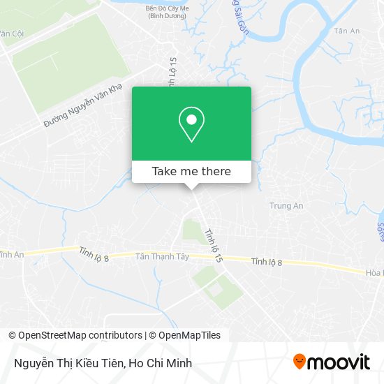 Nguyễn Thị Kiều Tiên map