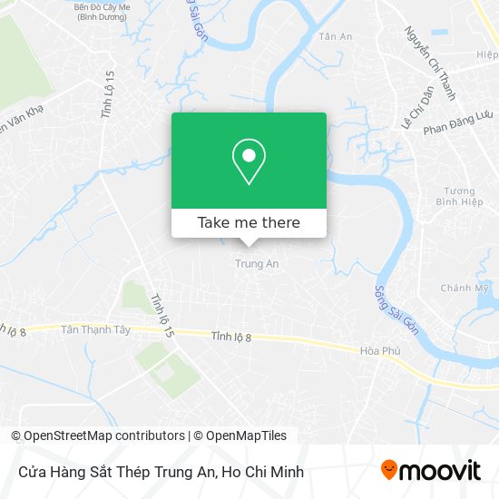 Cửa Hàng Sắt Thép Trung An map