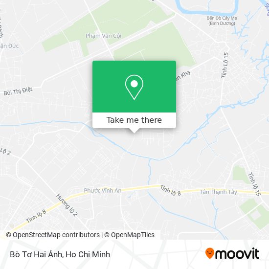 Bò Tơ Hai Ánh map