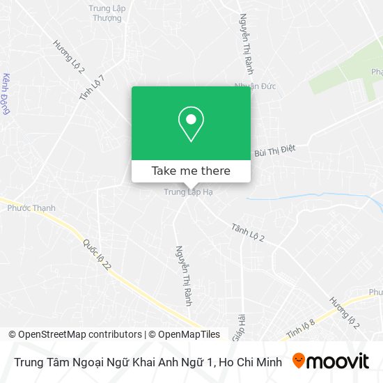 Trung Tâm Ngoại Ngữ Khai Anh Ngữ 1 map