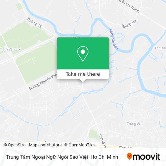 Trung Tâm Ngoại Ngữ Ngôi Sao Việt map