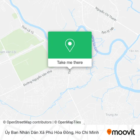 Ủy Ban Nhân Dân Xã Phú Hòa Đông map