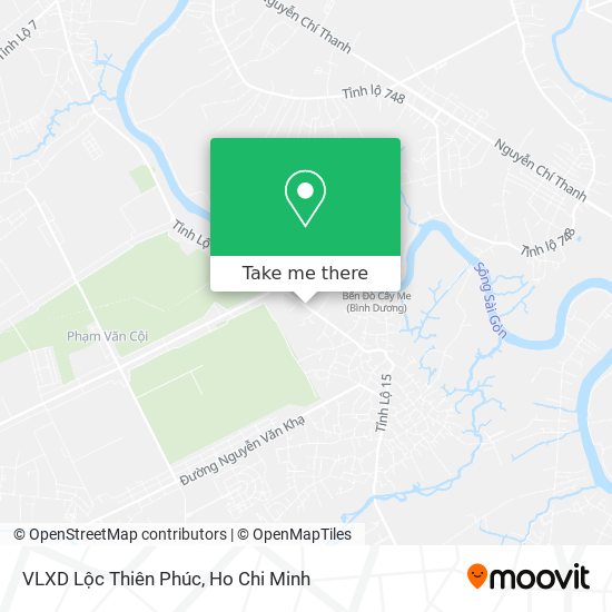 VLXD Lộc Thiên Phúc map