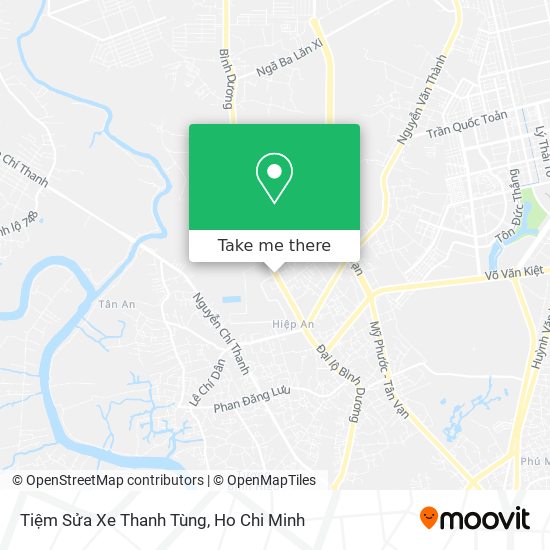 Tiệm Sửa Xe Thanh Tùng map