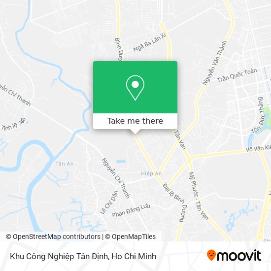 Khu Công Nghiệp Tân Định map