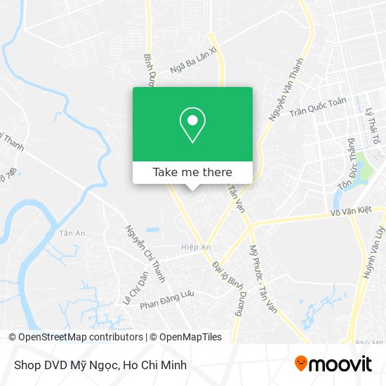 Shop DVD Mỹ Ngọc map