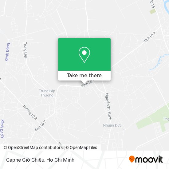 Caphe Gió Chiều map