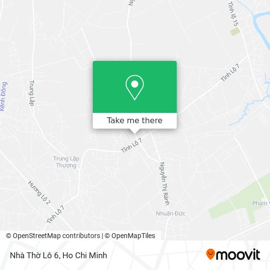 Nhà Thờ Lô 6 map