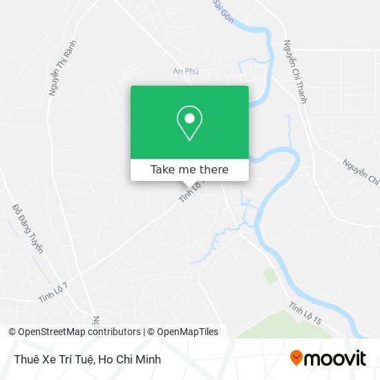 Thuê Xe Trí Tuệ map