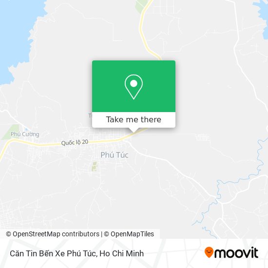 Căn Tin Bến Xe Phú Túc map