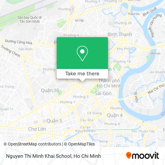 Nguyen Thi Minh Khai School map