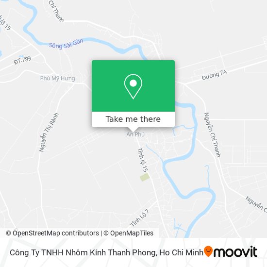 Công Ty TNHH Nhôm Kính Thanh Phong map