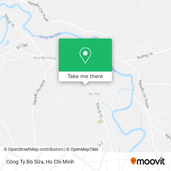 Công Ty Bò Sữa map