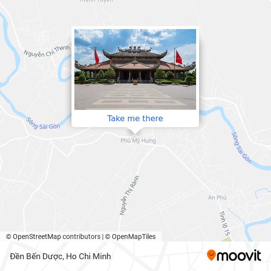 Đền Bến Dược map