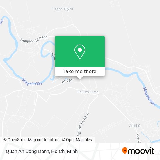 Quán Ăn Công Danh map