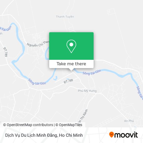 Dịch Vụ Du Lịch Minh Đằng map