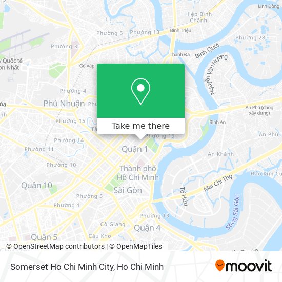 Somerset Ho Chi Minh City map