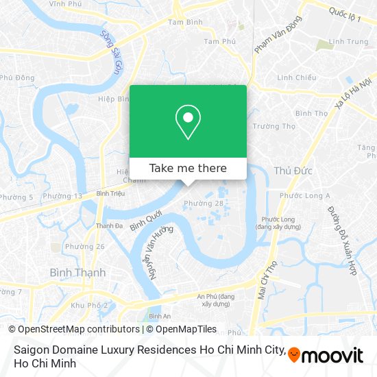 Saigon Domaine Luxury Residences Ho Chi Minh City map