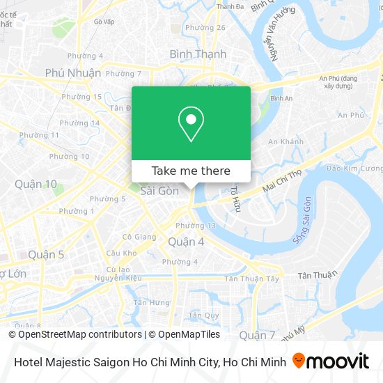 Hotel Majestic Saigon Ho Chi Minh City map