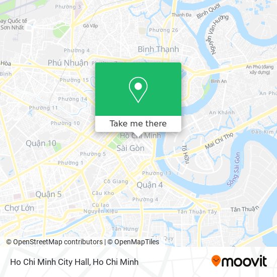 Ho Chi Minh City Hall map