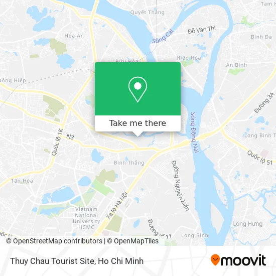 Thuy Chau Tourist Site map