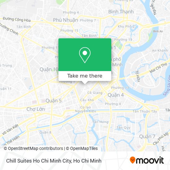 Chill Suites Ho Chi Minh City map