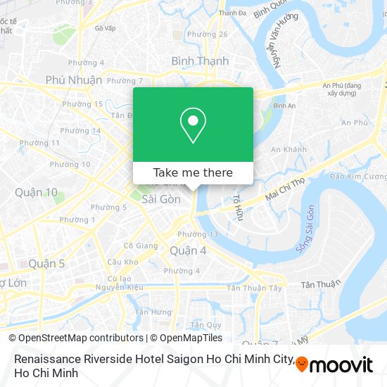 Renaissance Riverside Hotel Saigon Ho Chi Minh City map