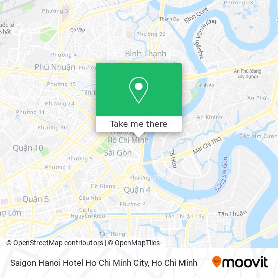 Saigon Hanoi Hotel Ho Chi Minh City map