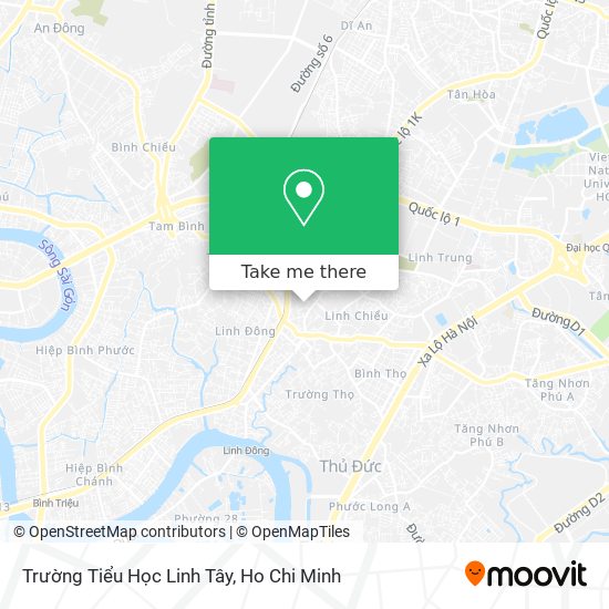 Trường Tiểu Học Linh Tây map