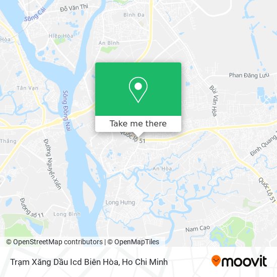 Trạm Xăng Dầu Icd Biên Hòa map