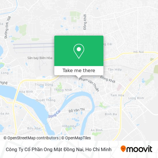 Công Ty Cổ Phần Ong Mật Đồng Nai map