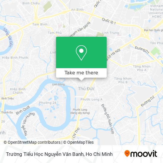 Trường Tiểu Học Nguyễn Văn Banh map