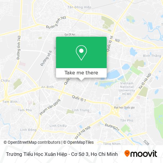 Trường Tiểu Học Xuân Hiệp - Cơ Sở 3 map