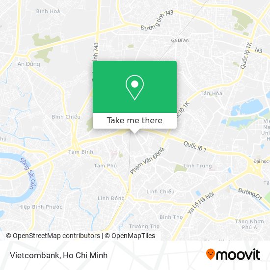 Vietcombank map